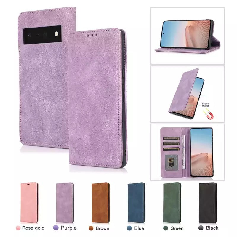 Kunstleder Klapp Hülle/Flip Case für Google Pixel 9, 9 Pro, 9 Pro XL, 9A, 8, 8 Pro, 8A, 7, 7 Pro, 7A, 6, 6 Pro, 6A, 5, 4, 4 XL, 4A, 3, 3 XL, 3A, 3A XL | ZITOCASES®