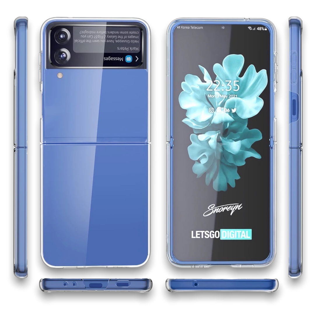 Transparente Soft Hülle/Case für Samsung Galaxy Z Flip 6, 5, 4, 3, 5G, 4G | ZITOCASES®