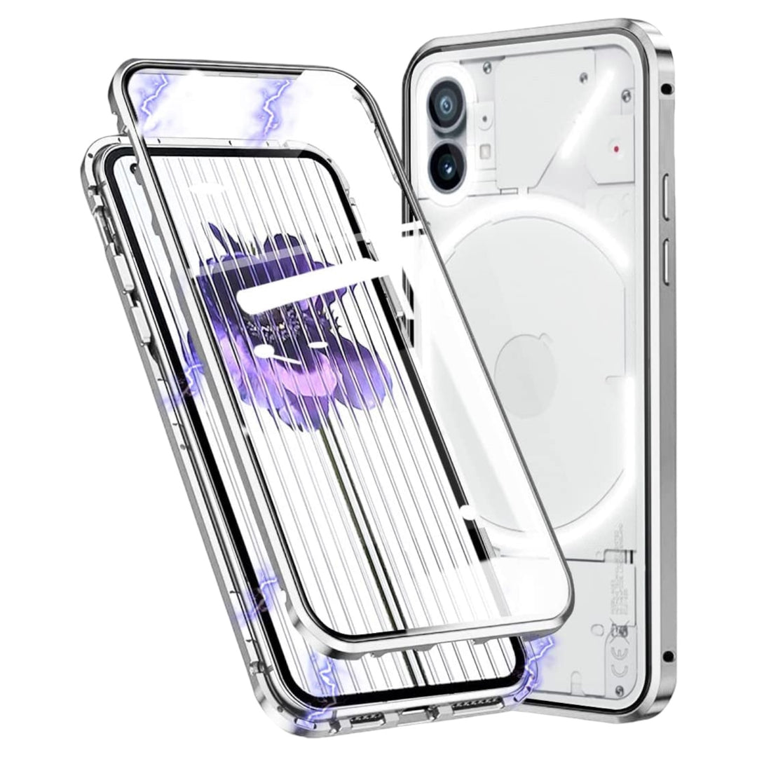 360° [KLARSICHT 9H-Glas] Aluminium Vollschutz Hülle/Case für Nothing Phone (1), (2a) Plus, (3a), (3a) Pro, CMF Phone 1 | ZITOCASES®