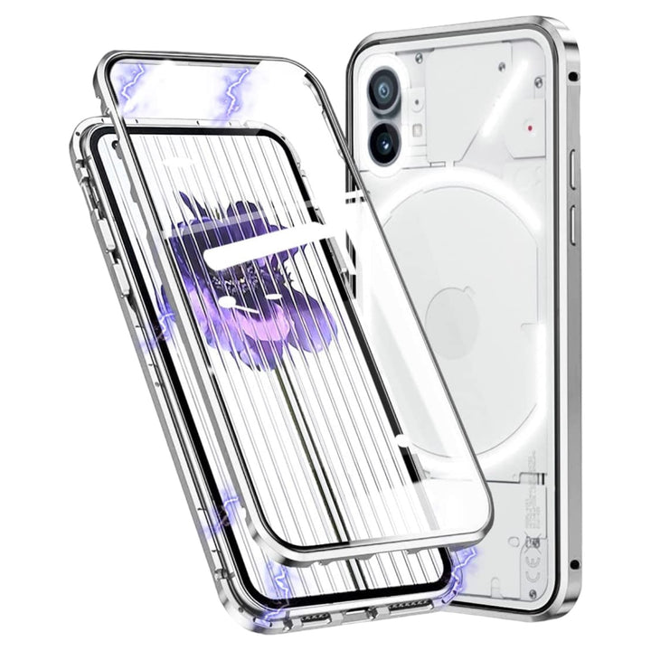 360° [KLARSICHT 9H-Glas] Aluminium Vollschutz Hülle/Case für Nothing Phone (1), (2a) Plus, CMF Phone 1 | ZITOCASES®