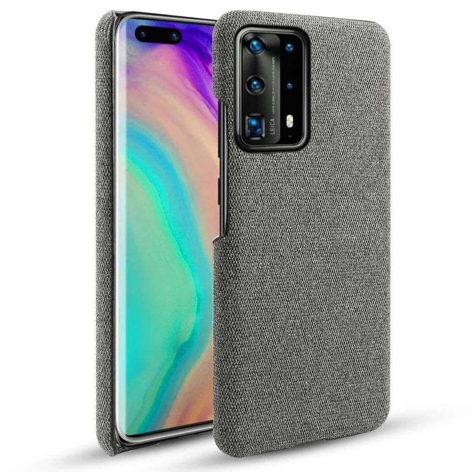 Stoff überzogene Soft Hülle/Case für Huawei Pura 70, 70 Pro, 70 Ultra, P60 Pro, P50, P50 Pro, P40, P40 Pro, P40 Lite, P30, P30 Pro, P30 Lite, Mate 60 Pro, 50 Pro, 40 Pro, Nova 12s, 12i, 12 SE | ZITOCASES®