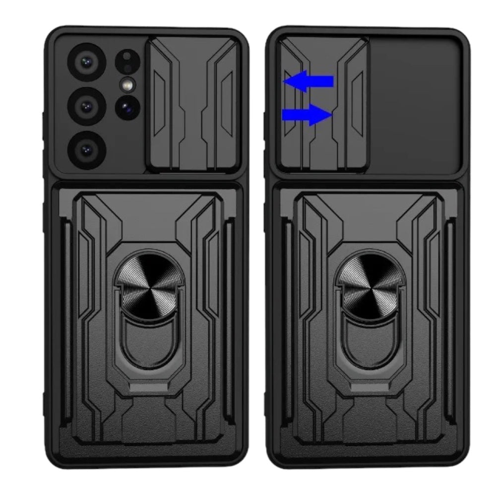 Kamera Schutz Outdoor/Magnet Hülle/Case mit Kartenfach für Samsung Galaxy S25, S24, S23, S22-Serie | ZITOCASES®