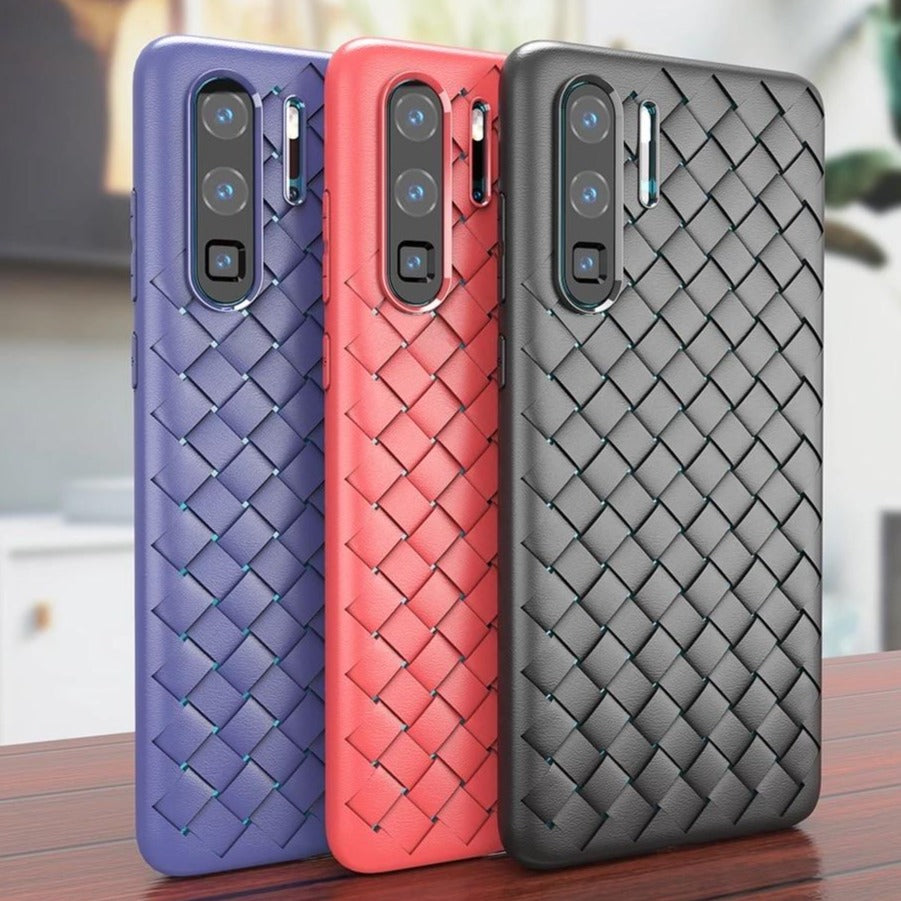 Geflochtene Silikon Hülle/Case für Huawei Pura 70, 70 Pro, 70 Ultra, P60 Pro, P50, P50 Pro, P40, P40 Pro, P40 Lite, P30, P30 Pro, P20, P20 Pro, Mate 60 Pro, 50 Pro, 40 Pro, Nova 12s, 12i, 12 SE | ZITOCASES®