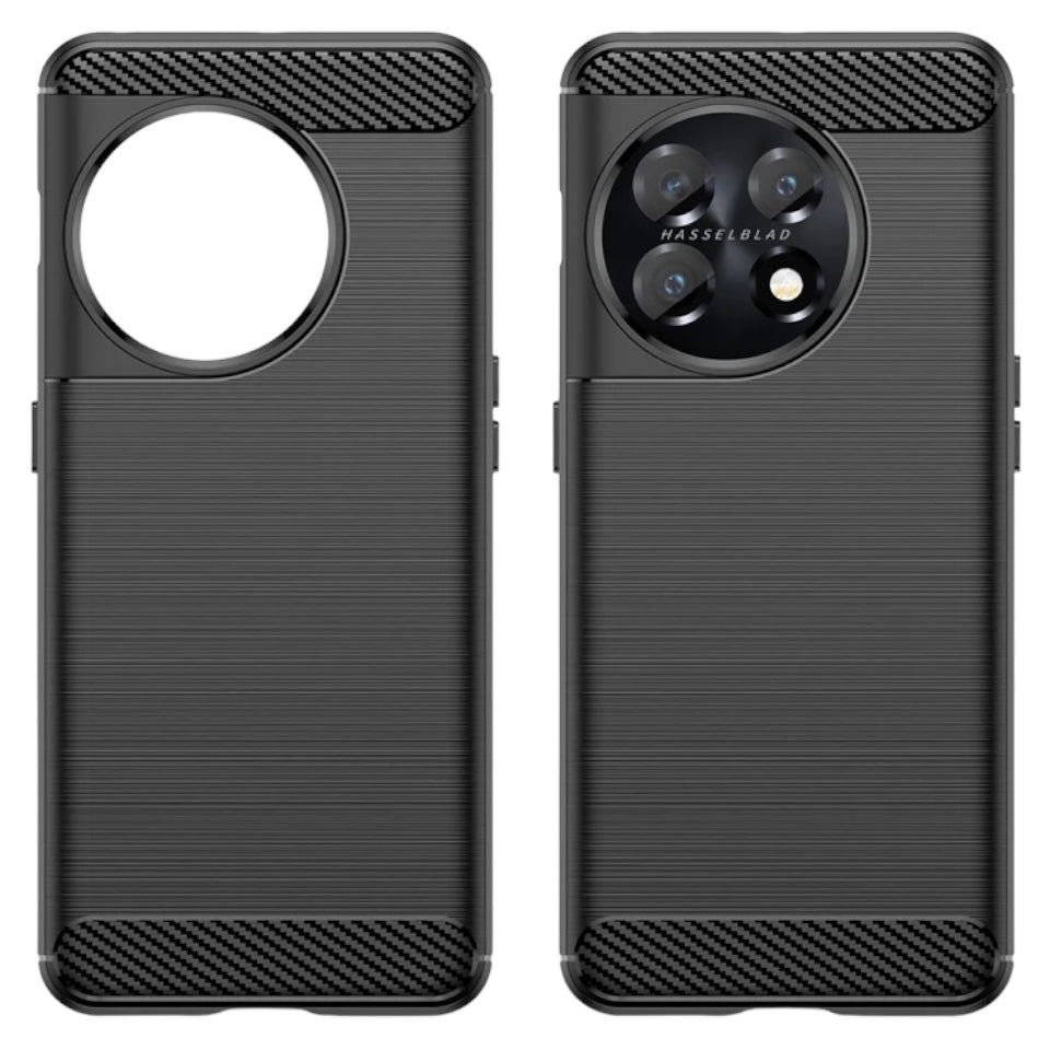 Edle Carbon Akzente Soft Hülle/Case verschiedene Farben für OnePlus 12R, 12, 11, 10T, 10 Pro, 9, 9 Pro, 8, 8 Pro, 8T, Nord, 4, 3, 2, CE | ZITOCASES®