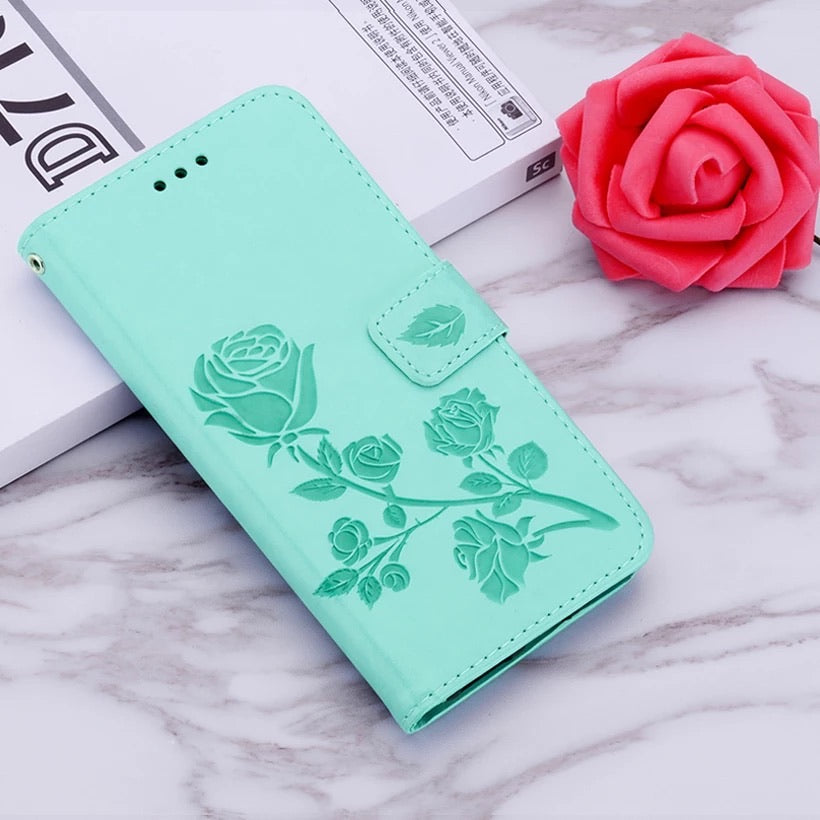 Elegante Rosen Kunstleder Klapp Hülle/Flip Case für Oppo A - Serie | ZITOCASES®