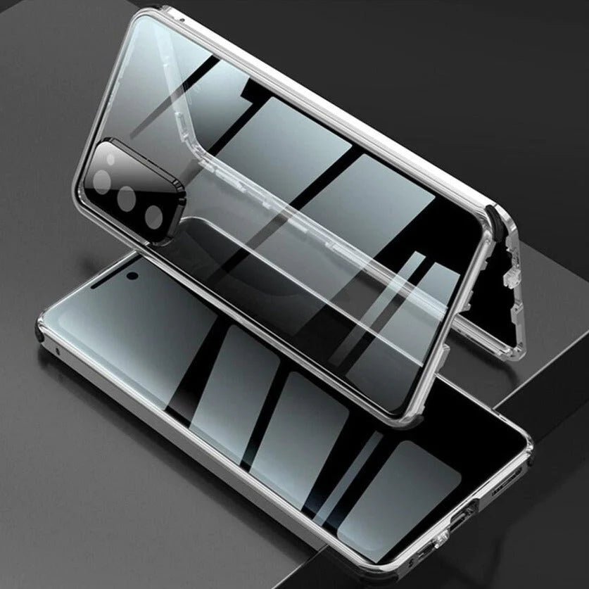 360° [SICHTSCHUTZ 9H-Glas] Aluminium Vollschutz Hülle/Case für Samsung Galaxy A90, A73, A72, A71, A70, A54, A53, A52S, A52, A51, A50S, A50, A42, A41, A33, A32 | ZITOCASES®