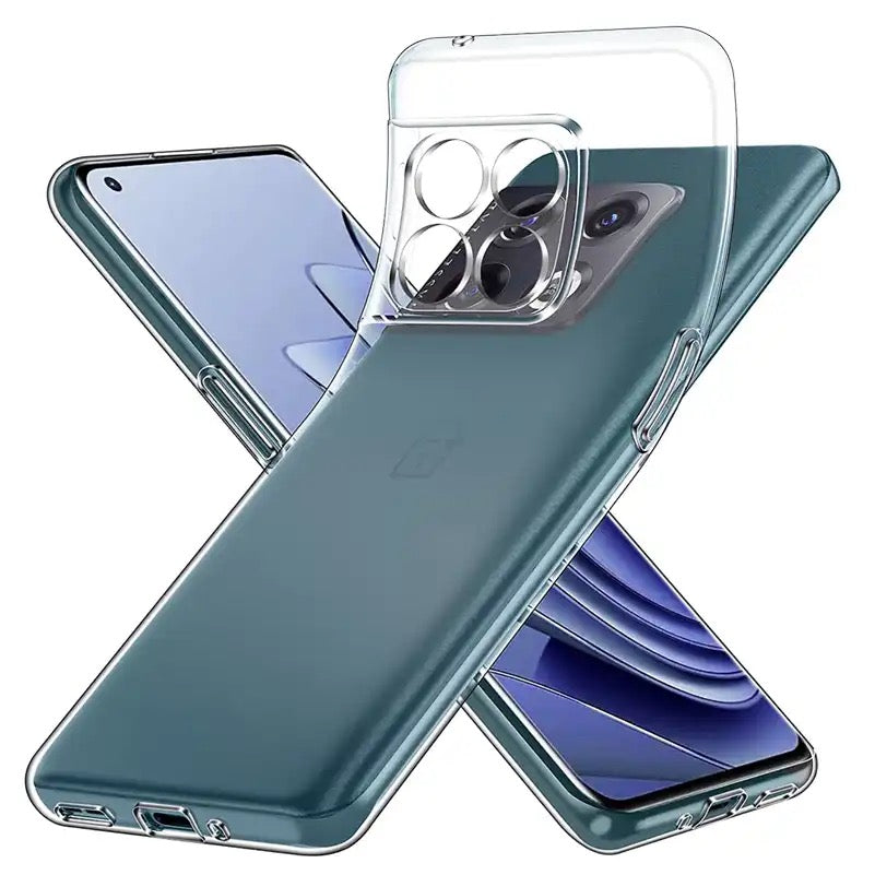 Transparente Silikon Hülle/Case für OnePlus 12R, 12, 11, 10T, 10 Pro, 9, 9 Pro, 8, 8 Pro, 8T, Nord 4, 3, 2, CE | ZITOCASES®