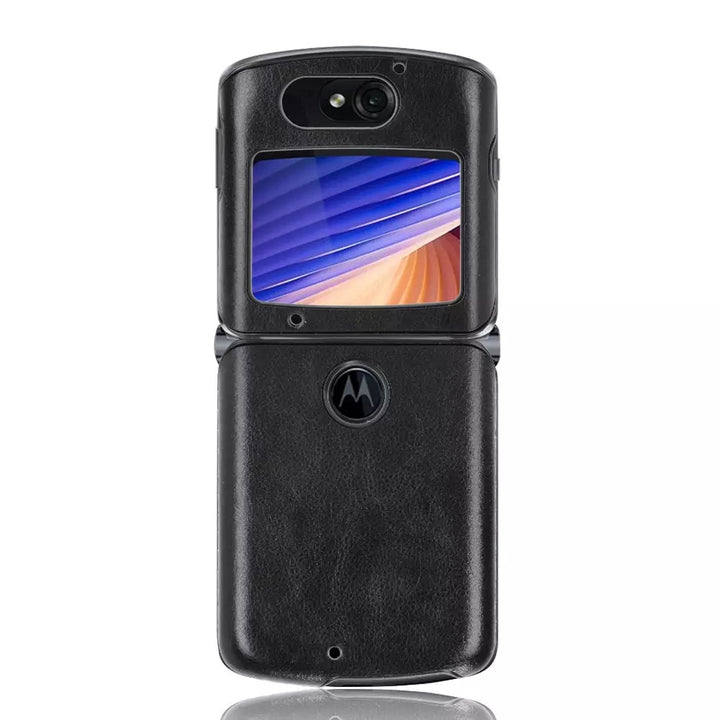 Kunstleder Optik Hülle/Case verschiedene Farben für Motorola Razr 5G | ZITOCASES®