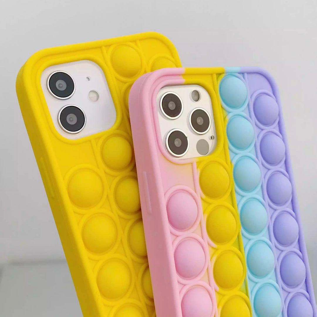 Fidget/Bubble Pop-it Soft Hülle/Case für iPhone 16, 16 Plus, 16 Pro, 16 Pro Max, 15, 15 Plus, 15 Pro, 15 Pro Max, 14, 14 Plus, 14 Pro, 14 Pro Max, 13, 13 Pro, 13 Pro Max, 13 Mini, 12, 12 Pro, 12 Pro Max, 12 Mini, SE, 11, 11 Pro, 11 Pro Max | ZITOCASES®