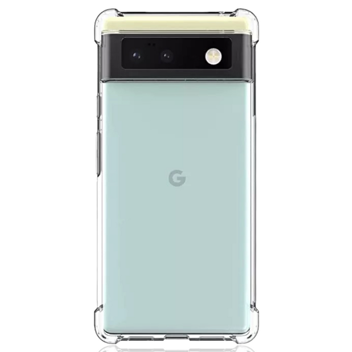 Transparente Airbag Silikon Hülle/Case für Google Pixel 9, 9 Pro, 9 Pro XL, 8, 8 Pro, 8A, 7, 7 Pro, 7A, 6, 6 Pro, 6A, 5, 4, 4 XL, 4A, 3, 3 XL, 3A, 3A XL | ZITOCASES®