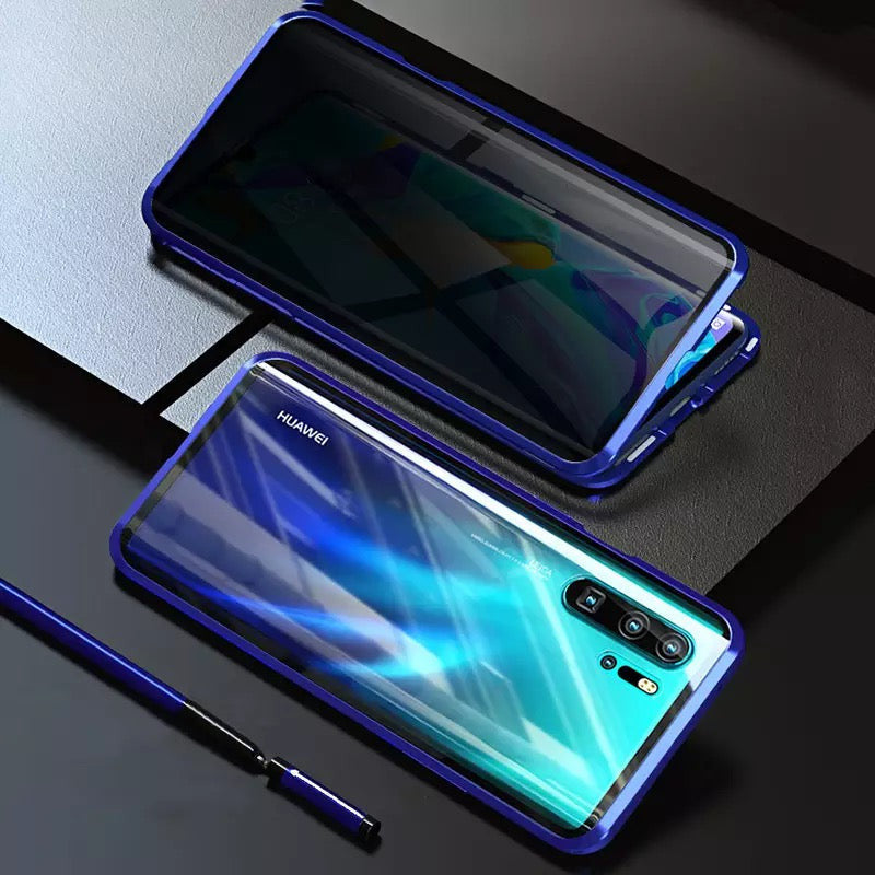 360° [SICHTSCHUTZ 9H-Glas] Aluminium Vollschutz Hülle/Case für Huawei Pura 70, 70 Pro, 70 Ultra, P60 Pro, P50, P50 Pro, P40, P40 Pro, P40 Lite, P30, P30 Pro, P30 Lite, P20, P20 Pro, P20 Lite, Mate 60 Pro, 50 Pro, 40 Pro, 30, 30 Pro, Nova 12s, 12i, 12 SE | ZITOCASES®