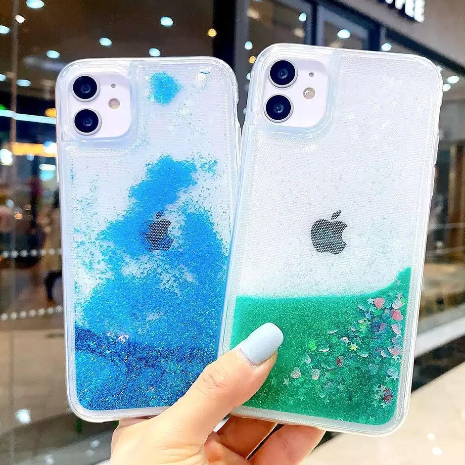 Liquid Schwimmende Glitzer Flakes Hülle/Case verschiedene Farben für iPhone 16, 16 Plus, 16 Pro, 16 Pro Max, 15, 15 Plus, 15 Pro, 15 Pro Max, 14, 14 Plus, 14 Pro, 14 Pro Max, 13, 13 Pro, 13 Pro Max, 13 Mini, 12, 12 Pro, 12 Pro Max, 12 Mini, SE, 11 | ZITOCASES®