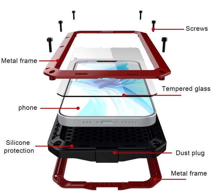 XL Aluminium Outdoor Hülle/Case verschiedene Farben für iPhone 16-Serie | ZITOCASES®