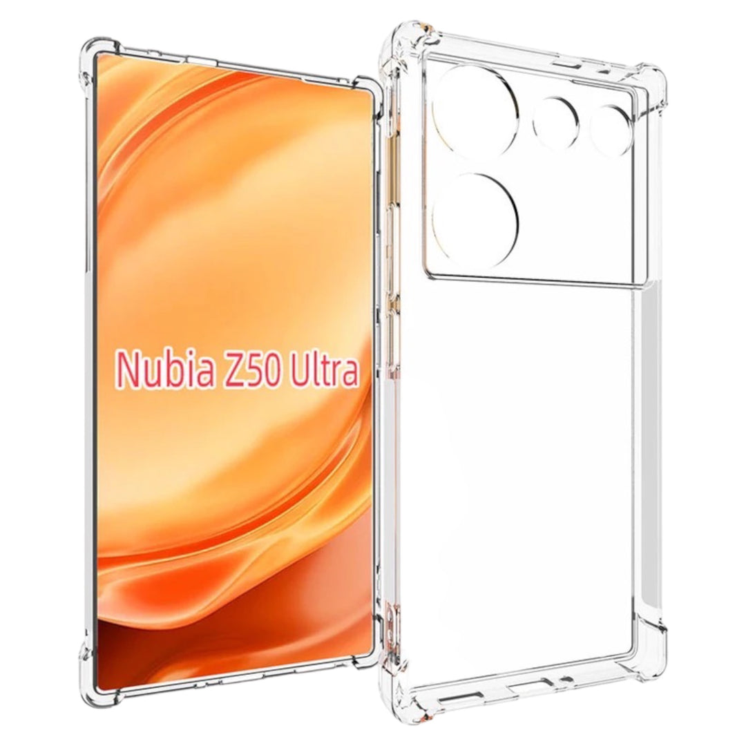 Transparente Airbag Hülle/Case für ZTE Axon 50 Ultra, 40 Pro, 40 Ultra, 30 Ultra, 20, 11, Nubia Z60S Pro, Z60 Ultra, X, Red Magic 3, 3S | ZITOCASES®