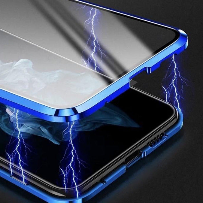 360° [KLARSICHT 9H-Glas] Aluminium Vollschutz Hülle/Case für Oppo Reno 12, 12 Pro, 11, 11 Pro, 10, 10 Pro, 9, 9 Pro, 9 Pro Plus, 10X, 8, 8T, 8 Pro, 7, 7 Pro, 7 SE, 6, Find X7, X7 Ultra, X6, X6 Pro, X5, X5 Pro, X5 Lite, X3 Pro, X3 Neo, X2 Neo, X2 Pro | ZITOCASES®