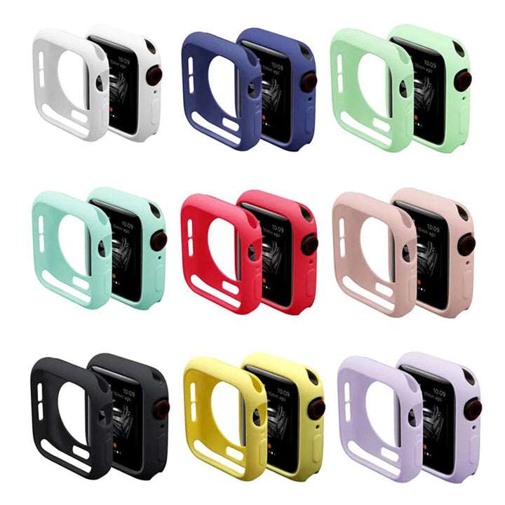 Bunte Silikon Hülle/Case für Apple Watch Series 10, 9, 8, 7, 6, 5, 4, 3, 2, 1, SE, Ultra | ZITOCASES®