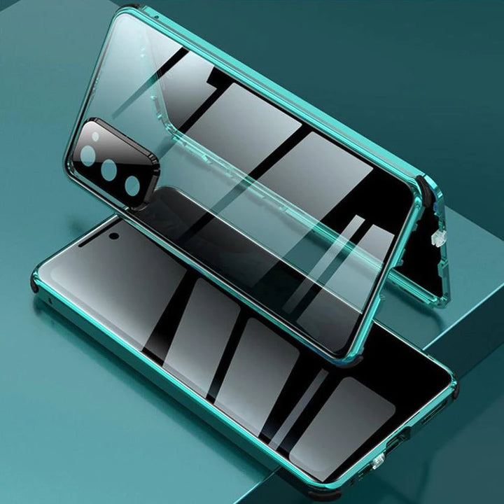 360° [SICHTSCHUTZ 9H-Glas] Aluminium Vollschutz Hülle/Case für Samsung Galaxy A90, A73, A72, A71, A70, A54, A53, A52S, A52, A51, A50S, A50, A42, A41, A33, A32 | ZITOCASES®