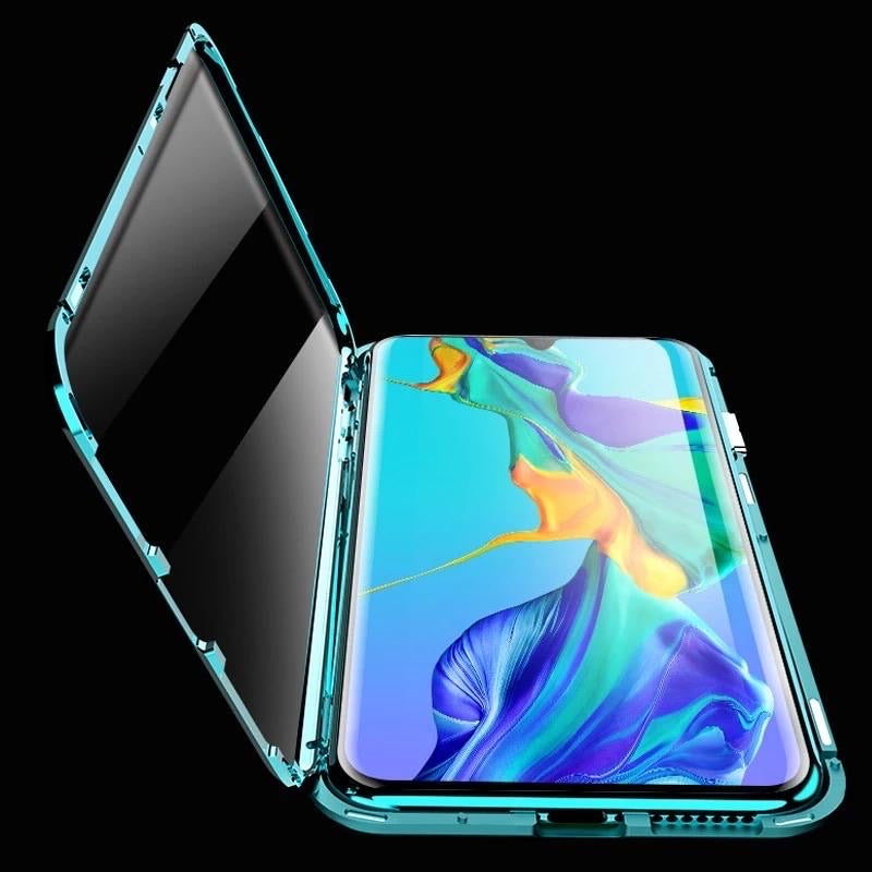 360° [KLARSICHT 9H-Glas] Aluminium Vollschutz Hülle/Case für Oppo Reno 13, 13 Pro, 12, 12 Pro, 11, 11 Pro, 10, 10 Pro, 9, 9 Pro, 9 Pro Plus, 10X, 8, 8T, 8 Pro, 7, 7 Pro, 7 SE, 6, Find X8, X8 Pro, X7, X7 Ultra, X6, X6 Pro, X5, X5 Pro, X5 Lite | ZITOCASES®