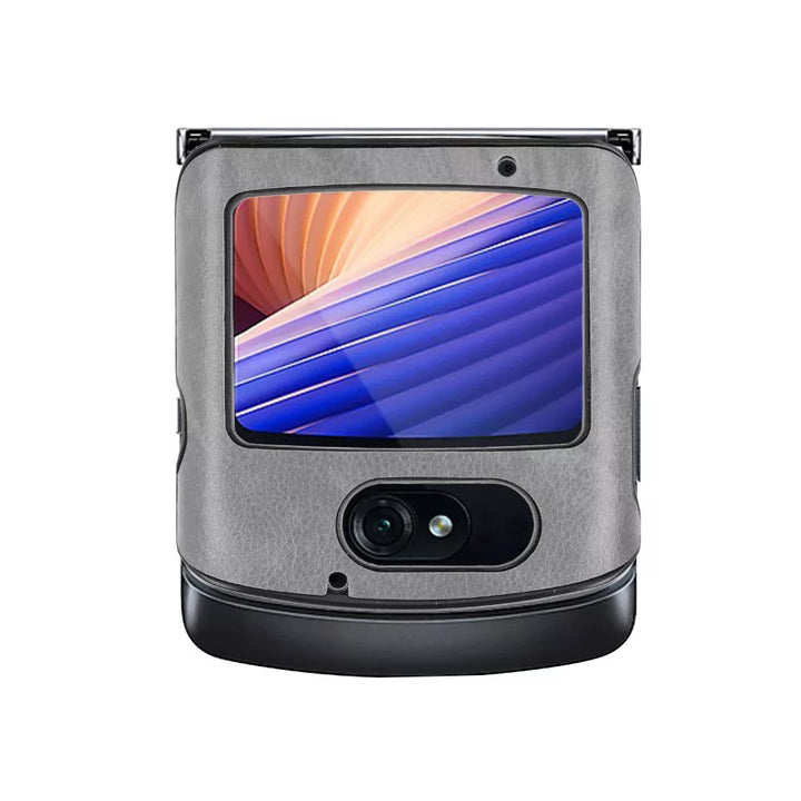 Kunstleder Optik Hülle/Case verschiedene Farben für Motorola Razr 5G | ZITOCASES®