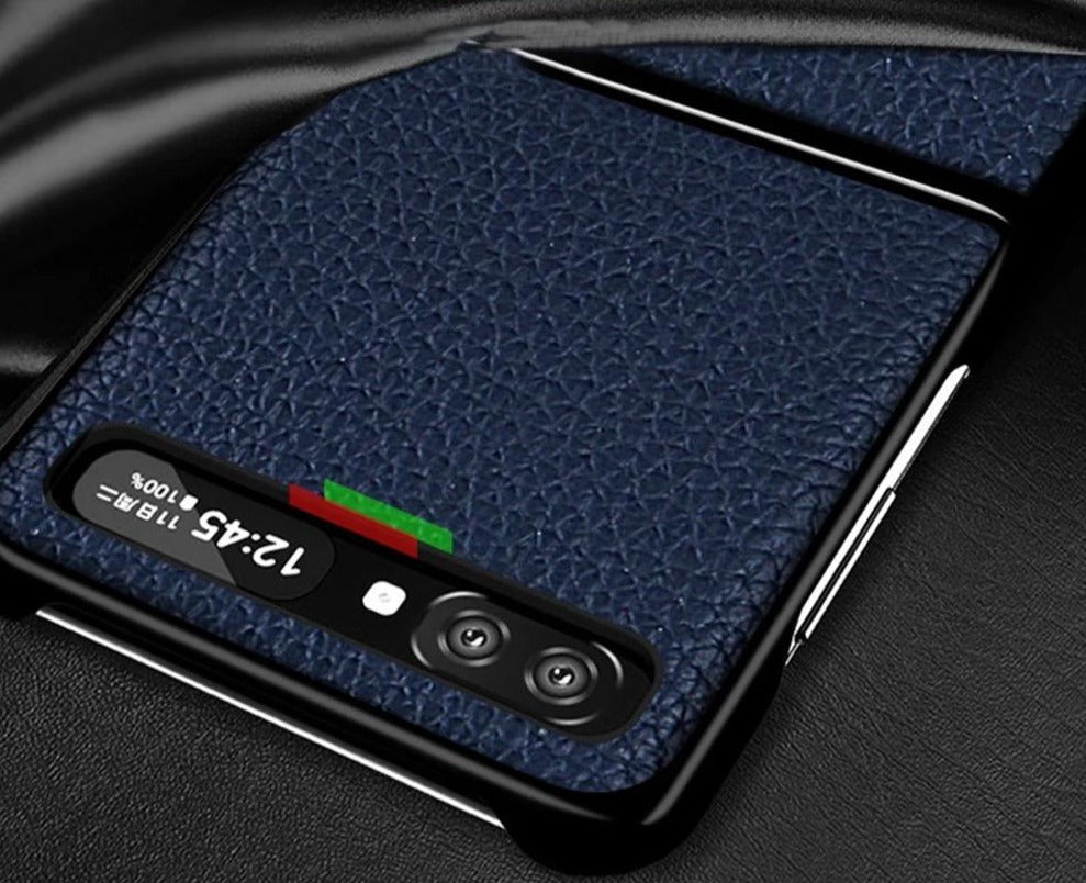 Edle Kunstleder Hülle/Case verschiedenen Farben für Samsung Galaxy Z Flip 6, 5, 4, 3, 5G, 4G | ZITOCASES®