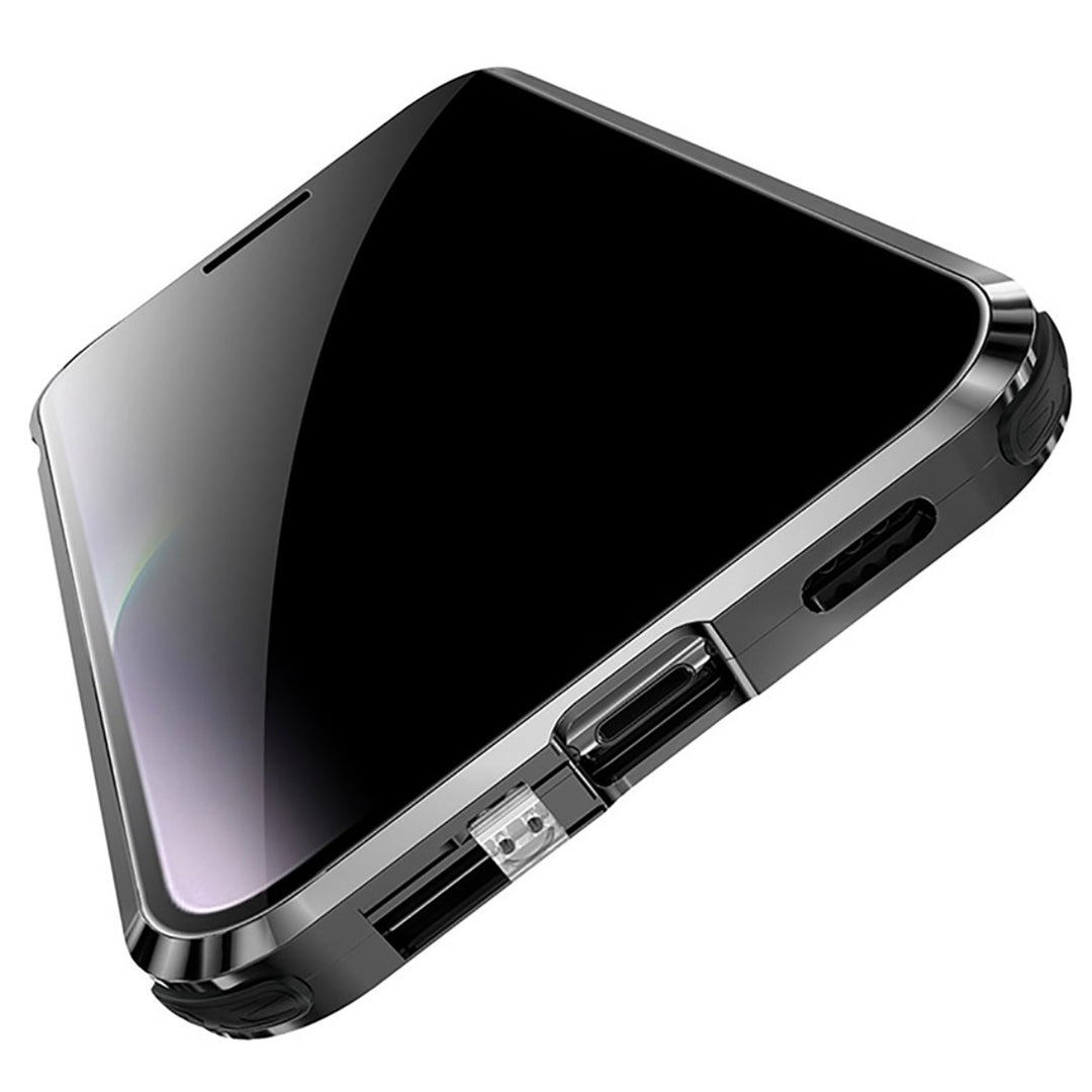 360° [SICHTSCHUTZ 9H-Glas] Aluminium Vollschutz Hülle/Case für iPhone 16, 16 Plus, 16 Pro, 16 Pro Max, 16e, 15, 15 Plus, 15 Pro, 15 Pro Max, 14, 14 Plus, 14 Pro, 14 Pro Max, 13, 13 Pro, 13 Pro Max, 13 Mini, 12, 12 Pro, 12 Pro Max, 12 Mini, SE, 11 | ZITOCASES®