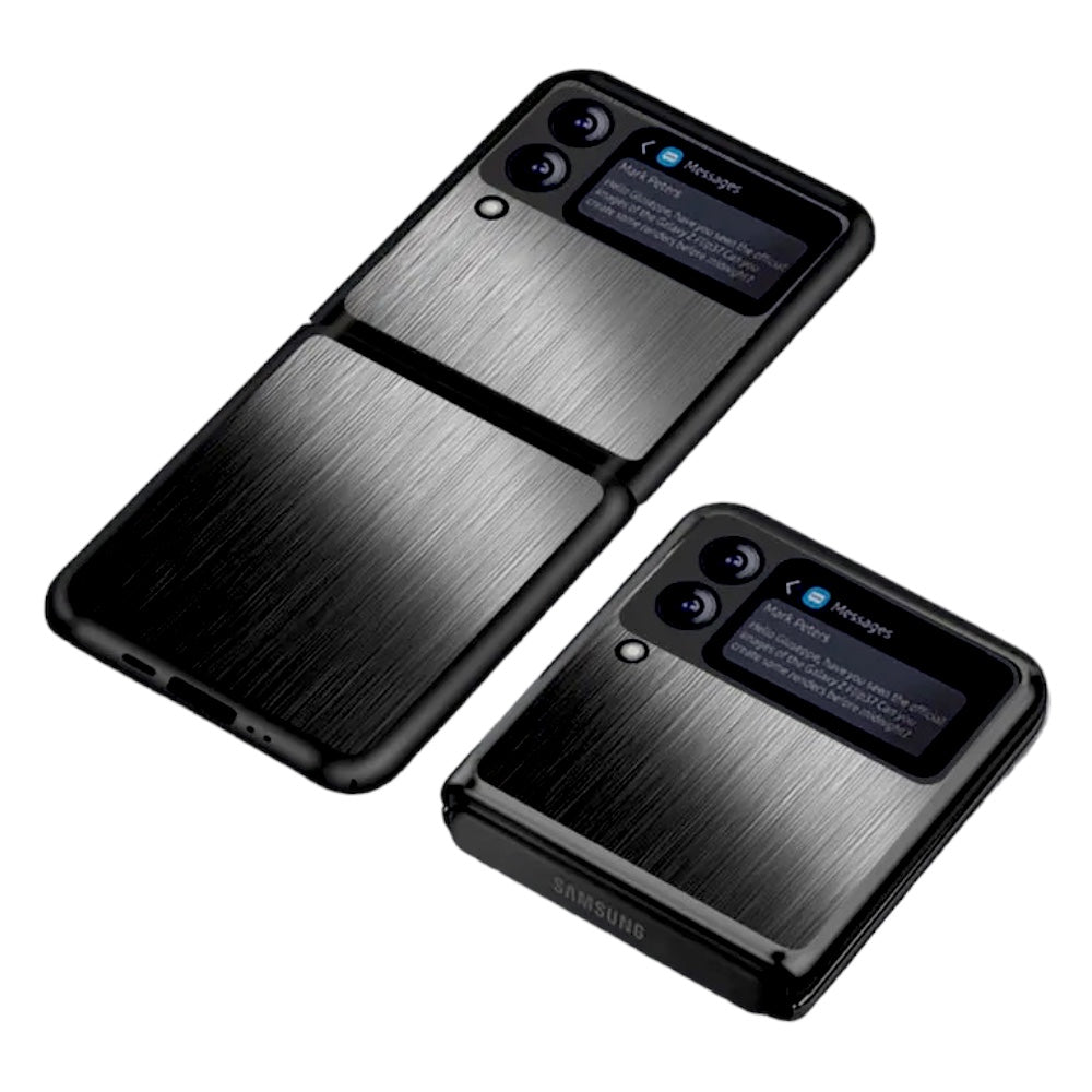 Aluminium Optik Hülle/Case für Samsung Galaxy Z Flip 6, 5, 4, 3 | ZITOCASES®