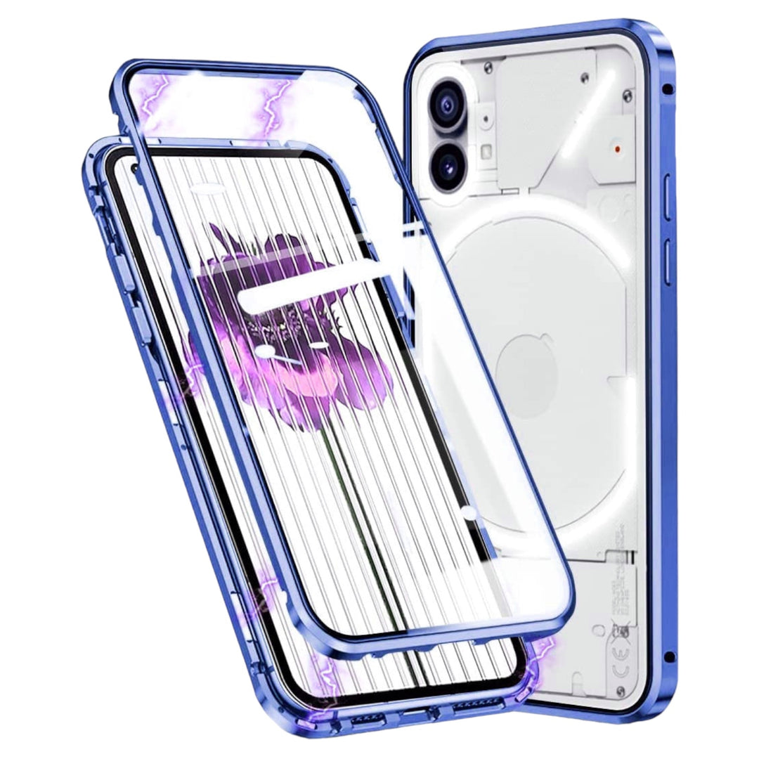 360° [KLARSICHT 9H-Glas] Aluminium Vollschutz Hülle/Case für Nothing Phone (1), (2a) Plus, (3a), (3a) Pro, CMF Phone 1 | ZITOCASES®