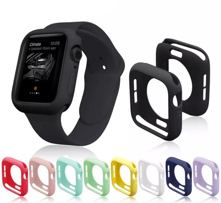 Bunte Silikon Hülle/Case für Apple Watch Series 10, 9, 8, 7, 6, 5, 4, 3, 2, 1, SE, Ultra | ZITOCASES®