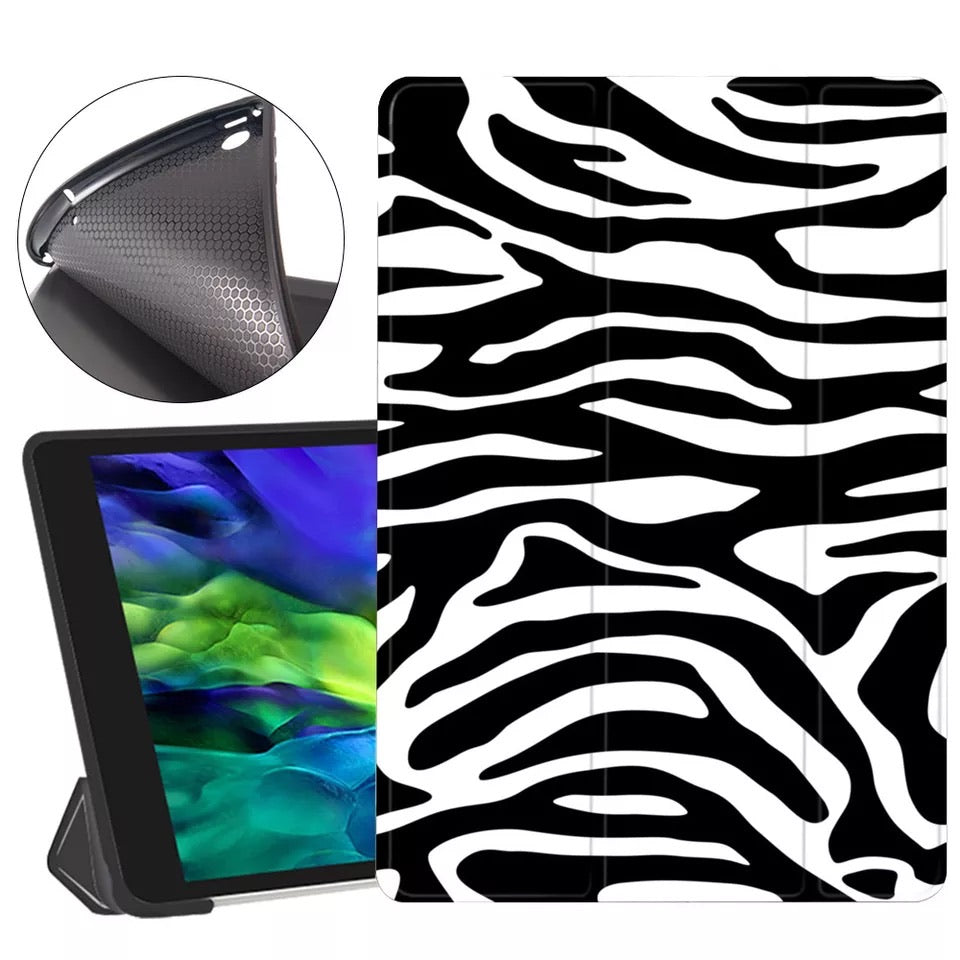 Zebra Motiv Kunstleder Hülle/Case für iPad, Mini, Pro, Air | ZITOCASES®