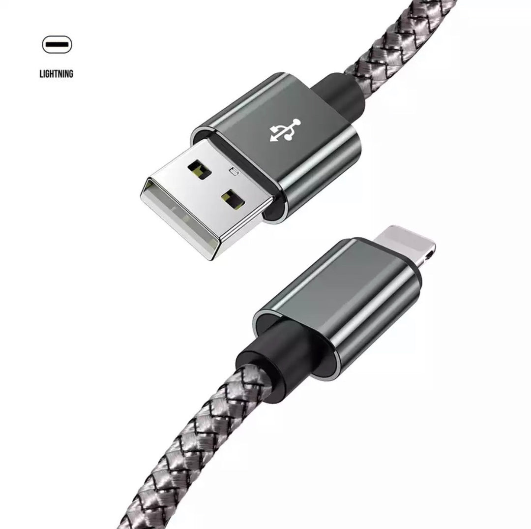 USB-A auf Lightning Ladekabel (Stoff) | ZITOCASES®