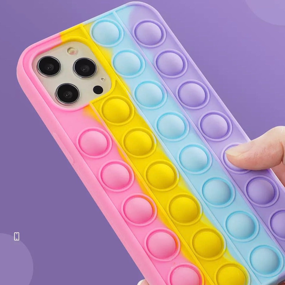 Fidget/Bubble Pop-it Soft Hülle/Case für iPhone 16, 16 Plus, 16 Pro, 16 Pro Max, 15, 15 Plus, 15 Pro, 15 Pro Max, 14, 14 Plus, 14 Pro, 14 Pro Max, 13, 13 Pro, 13 Pro Max, 13 Mini, 12, 12 Pro, 12 Pro Max, 12 Mini, SE, 11, 11 Pro, 11 Pro Max | ZITOCASES®