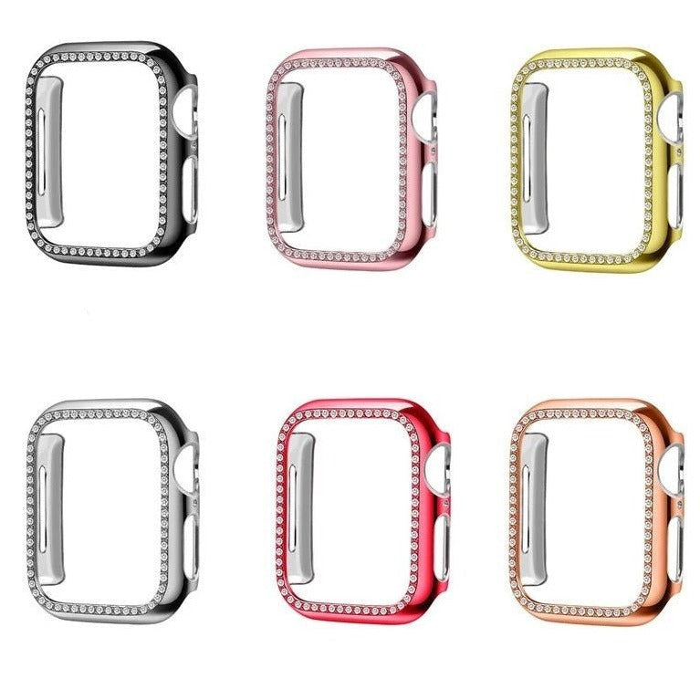 Chrom-Glitzer/Diamant Hülle/Case für Apple Watch Series 10, 9, 8, 7, 6, 5, 4, 3, 2 ,1, SE, Ultra | ZITOCASES®