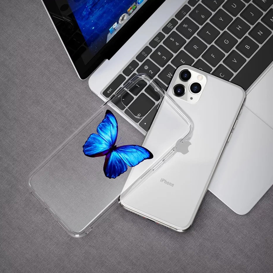 Transparente Schmetterling Hülle/Case für iPhone 16, 16 Plus, 16 Pro, 16 Pro Max, 16e, 15, 15 Plus, 15 Pro, 15 Pro Max, 14, 14 Plus, 14 Pro, 14 Pro Max, 13, 13 Pro, 13 Pro Max, 13 Mini, 12, 12 Pro, 12 Pro Max, 12 Mini, SE, 11, 11 Pro, 11 Pro Max | ZITOCASES®