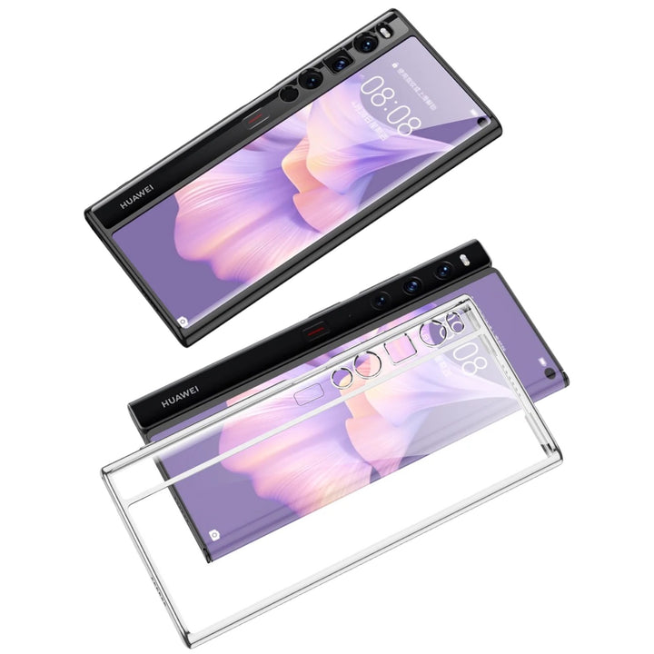 Transparente/Chrom Plastik Hülle/Case verschiedene Farben für Huawei Mate X5, X3, XS 2, XS, X2, X | ZITOCASES®