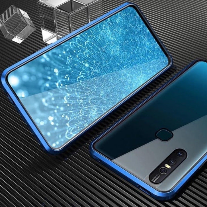 360° [KLARSICHT 9H-Glas] Aluminium Vollschutz Hülle/Case für Oppo Reno 13, 13 Pro, 12, 12 Pro, 11, 11 Pro, 10, 10 Pro, 9, 9 Pro, 9 Pro Plus, 10X, 8, 8T, 8 Pro, 7, 7 Pro, 7 SE, 6, Find X8, X8 Pro, X7, X7 Ultra, X6, X6 Pro, X5, X5 Pro, X5 Lite | ZITOCASES®