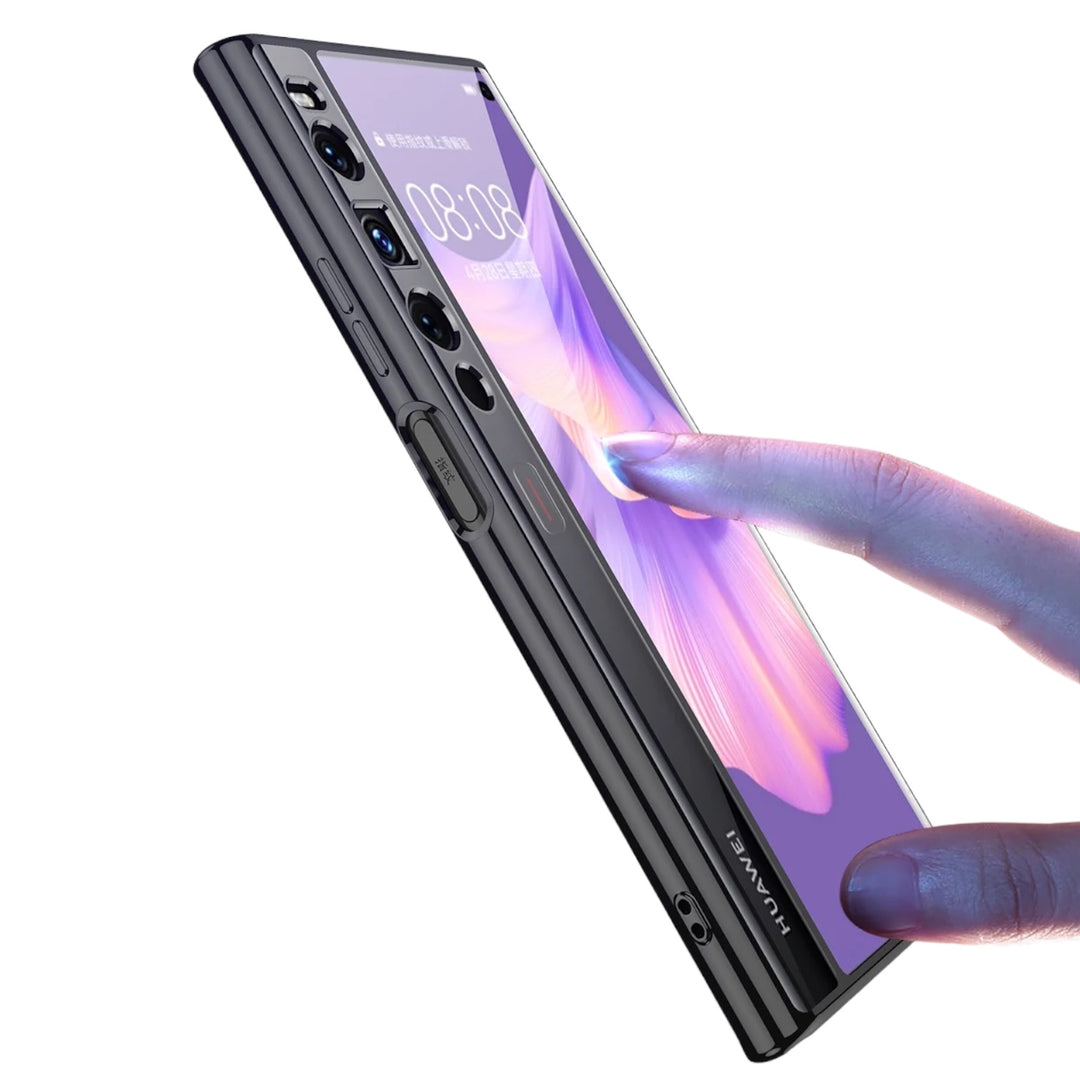 Transparente/Chrom Plastik Hülle/Case verschiedene Farben für Huawei Mate X5, X3, XS 2, XS, X2, X | ZITOCASES®