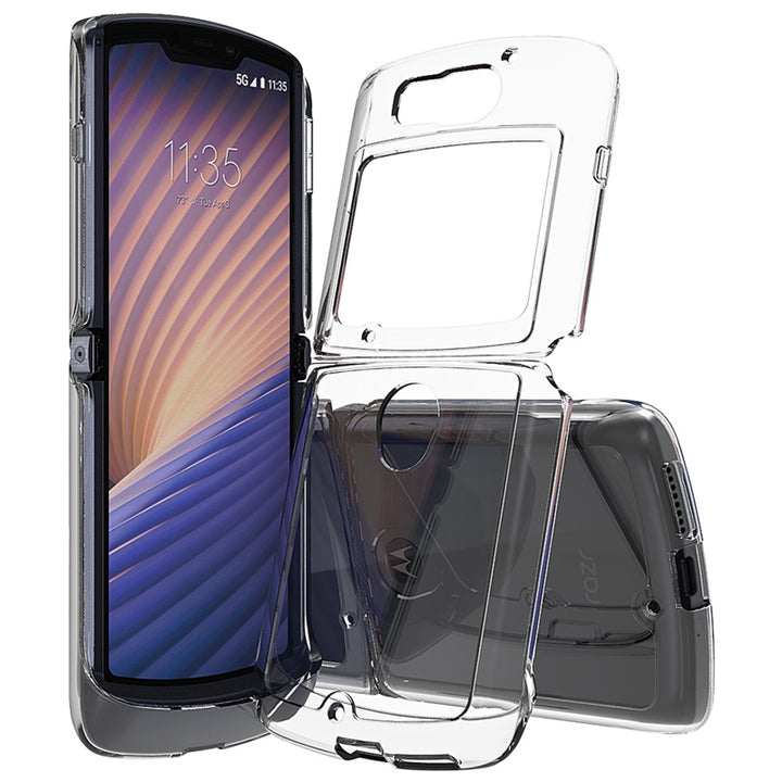 Transparente Plastik Hülle/Case für Motorola Razr 5G | ZITOCASES®