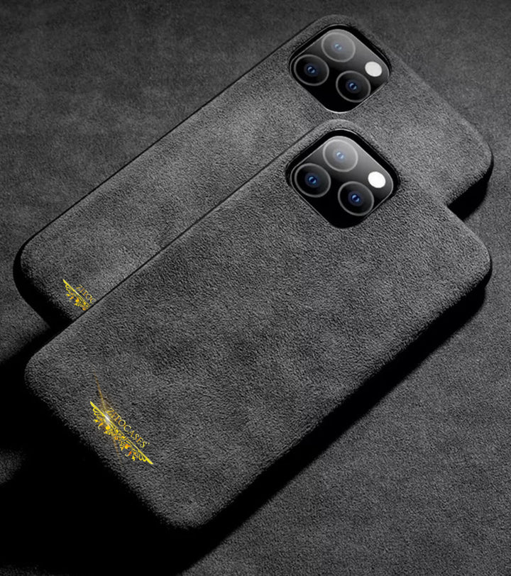 Alcantara Soft Hülle/Case für  iPhone 16, 16 Plus, 16 Pro, 16 Pro Max, 15, 15 Plus, 15 Pro, 15 Pro Max, 14, 14 Plus, 14 Pro, 14 Pro Max, 13, 13 Pro, 13 Pro Max, 13 Mini, 12, 12 Pro, 12 Pro Max, 12 Mini, SE, 11, 11 Pro, 11 Pro Max, X/XS, XS Max | ZITOCASES®