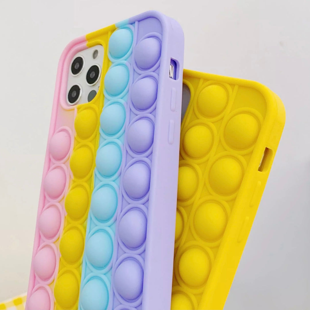 Fidget/Bubble Pop-it Soft Hülle/Case für iPhone 16, 16 Plus, 16 Pro, 16 Pro Max, 15, 15 Plus, 15 Pro, 15 Pro Max, 14, 14 Plus, 14 Pro, 14 Pro Max, 13, 13 Pro, 13 Pro Max, 13 Mini, 12, 12 Pro, 12 Pro Max, 12 Mini, SE, 11, 11 Pro, 11 Pro Max | ZITOCASES®