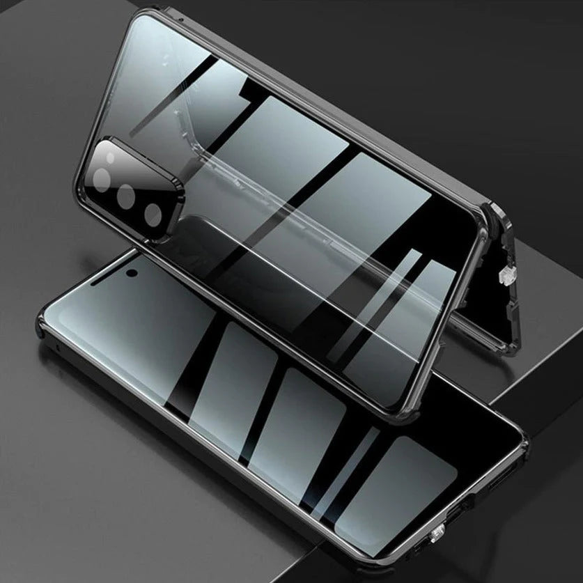 360° [SICHTSCHUTZ 9H-Glas] Aluminium Vollschutz Hülle/Case für Samsung Galaxy A90, A73, A72, A71, A70, A54, A53, A52S, A52, A51, A50S, A50, A42, A41, A33, A32 | ZITOCASES®