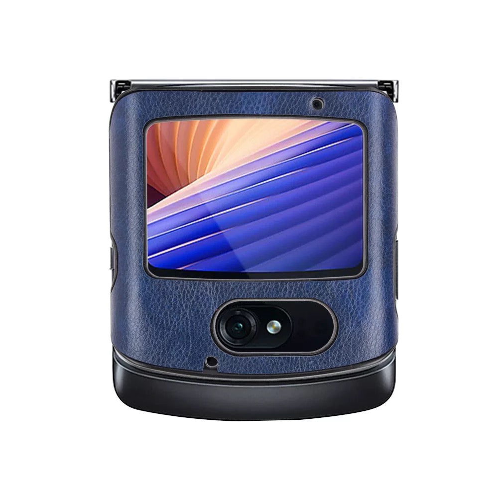 Kunstleder Optik Hülle/Case verschiedene Farben für Motorola Razr 5G | ZITOCASES®