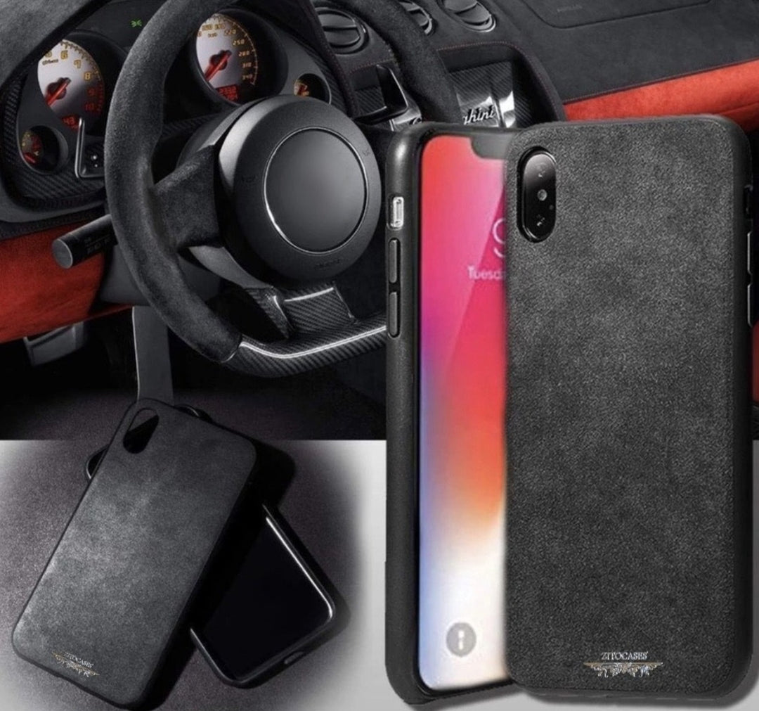 Alcantara Soft Hülle/Case für  iPhone 16, 16 Plus, 16 Pro, 16 Pro Max, 15, 15 Plus, 15 Pro, 15 Pro Max, 14, 14 Plus, 14 Pro, 14 Pro Max, 13, 13 Pro, 13 Pro Max, 13 Mini, 12, 12 Pro, 12 Pro Max, 12 Mini, SE, 11, 11 Pro, 11 Pro Max, X/XS, XS Max | ZITOCASES®