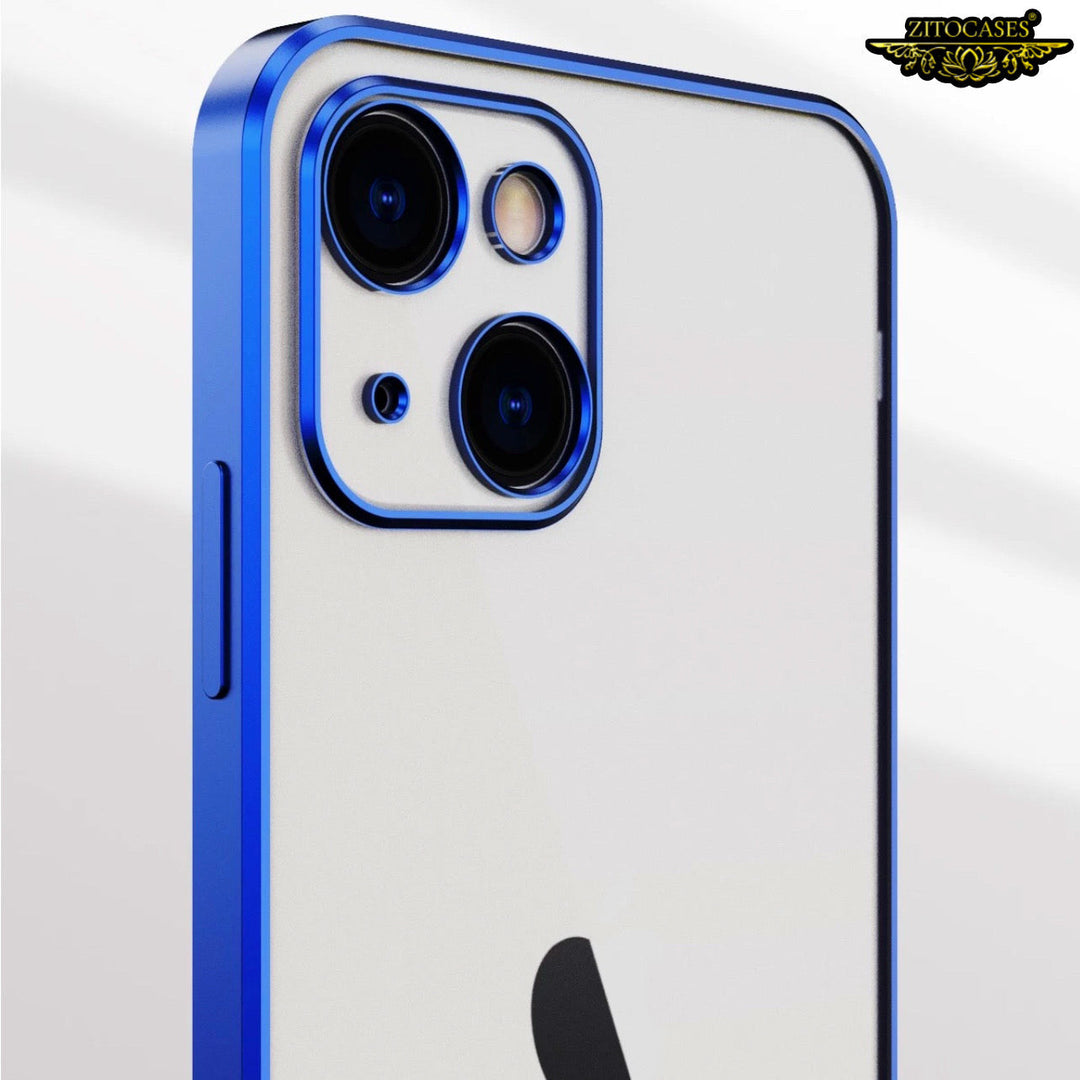 Transparent/Chrom Soft Hülle/Case verschiedene Farben für iPhone 16, 16 Plus, 16 Pro, 16 Pro Max, 15, 15 Plus, 15 Pro, 15 Pro Max, 14, 14 Plus, 14 Pro, 14 Pro Max, 13, 13 Pro, 13 Pro Max, 13 Mini, 12, 12 Pro, 12 Pro Max, 12 Mini, SE, 11, 11 Pro | ZITOCASES®