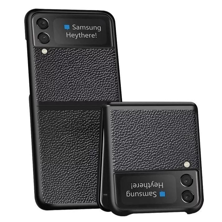 Edle Kunstleder Hülle/Case verschiedenen Farben für Samsung Galaxy Z Flip 6, 5, 4, 3, 5G, 4G | ZITOCASES®