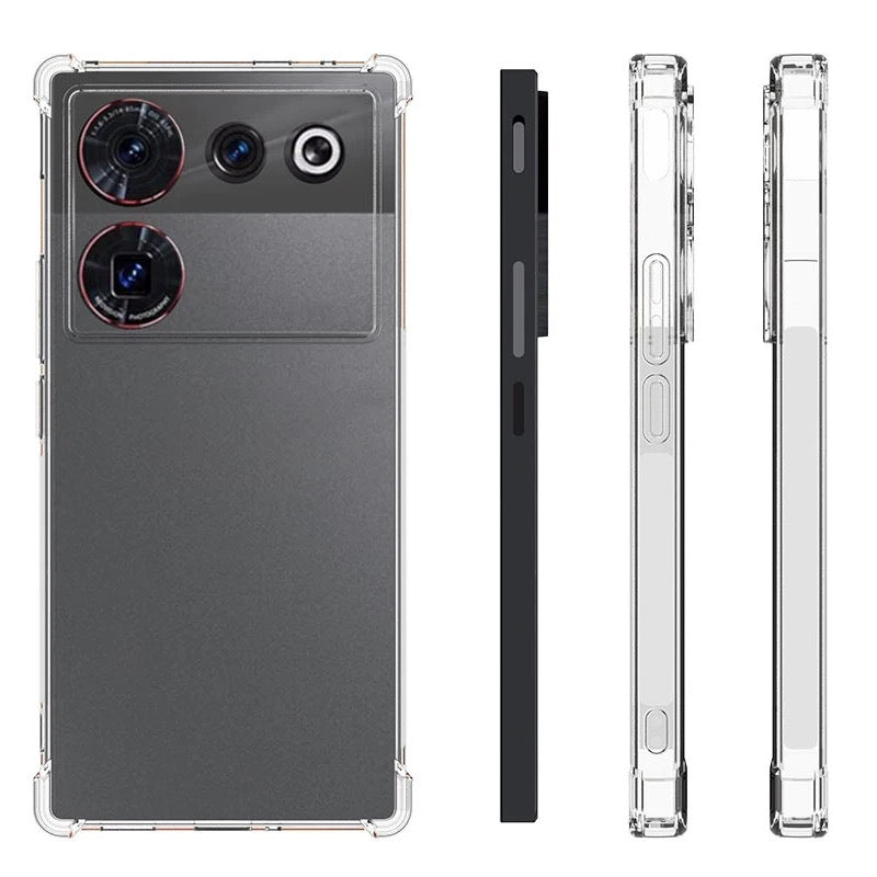 Transparente Airbag Hülle/Case für ZTE Axon 50 Ultra, 40 Pro, 40 Ultra, 30 Ultra, 20, 11, Nubia Z60S Pro, Z60 Ultra, X, Red Magic 3, 3S | ZITOCASES®