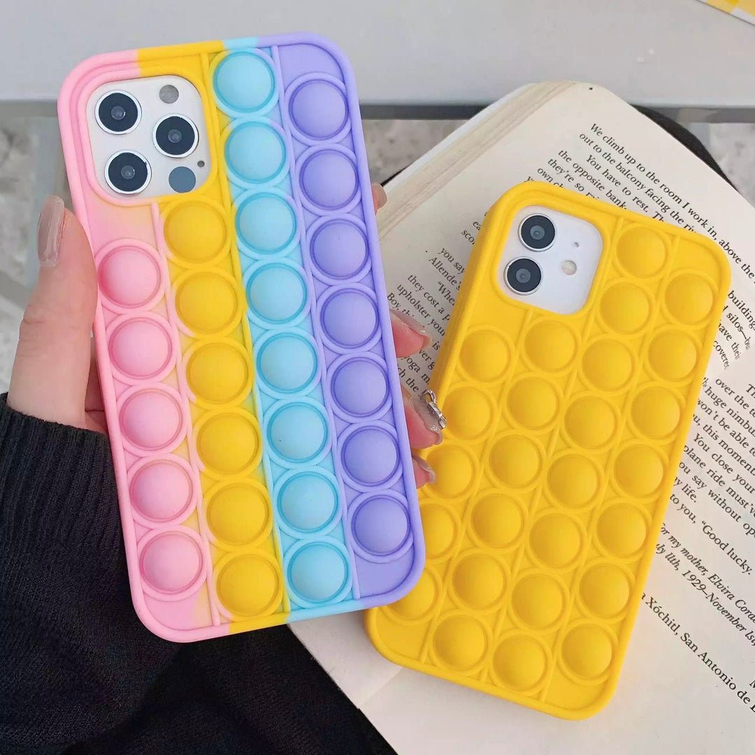 Fidget/Bubble Pop-it Soft Hülle/Case für iPhone 16, 16 Plus, 16 Pro, 16 Pro Max, 15, 15 Plus, 15 Pro, 15 Pro Max, 14, 14 Plus, 14 Pro, 14 Pro Max, 13, 13 Pro, 13 Pro Max, 13 Mini, 12, 12 Pro, 12 Pro Max, 12 Mini, SE, 11, 11 Pro, 11 Pro Max | ZITOCASES®