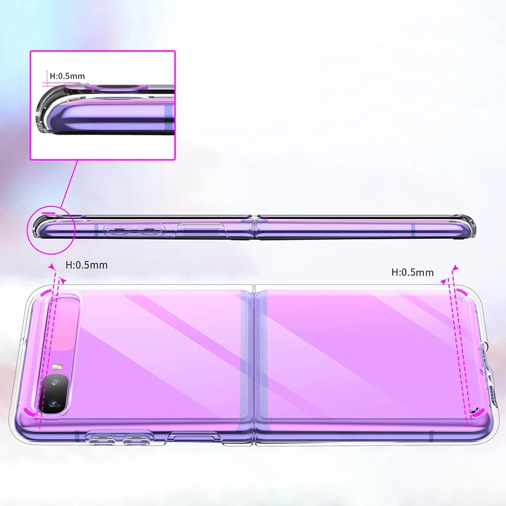 Transparente Soft Hülle/Case für Samsung Galaxy Z Flip 6, 5, 4, 3, 5G, 4G | ZITOCASES®