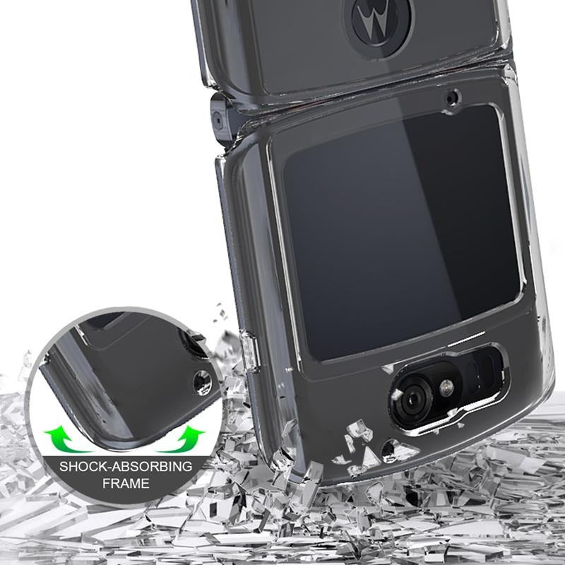 Transparente Plastik Hülle/Case für Motorola Razr 5G | ZITOCASES®