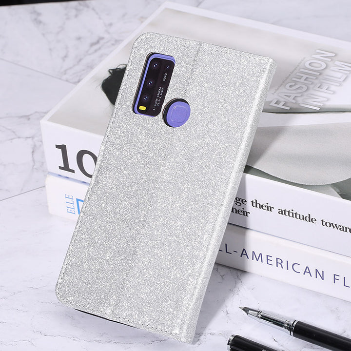 Glitzer Kunstleder Klapp Hülle/Flip Case verschiedene Farben für Wiko U30, U20, U10, Y82, Y81, Y80, Y62, Y61, Y52, View 5, 5 Plus, 4, 4 Lite | ZITOCASES®