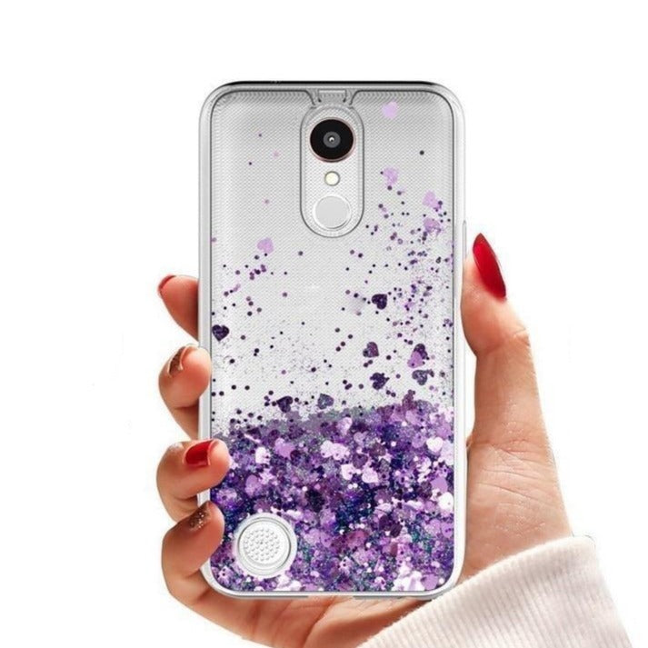 Liquid Schwimmende Glitzer Flakes Hülle/Case verschiedene Farben für LG Velvet, V20, V30, V40, G4, G5, G6, G7, Q6, K4 | ZITOCASES®